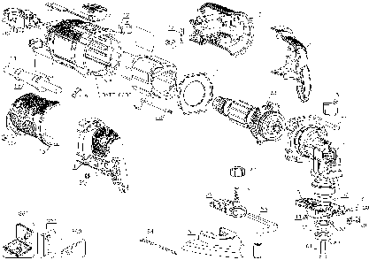 Page A Diagram and Parts List for PCE605K Type 1 Porter Cable Multi-Tool